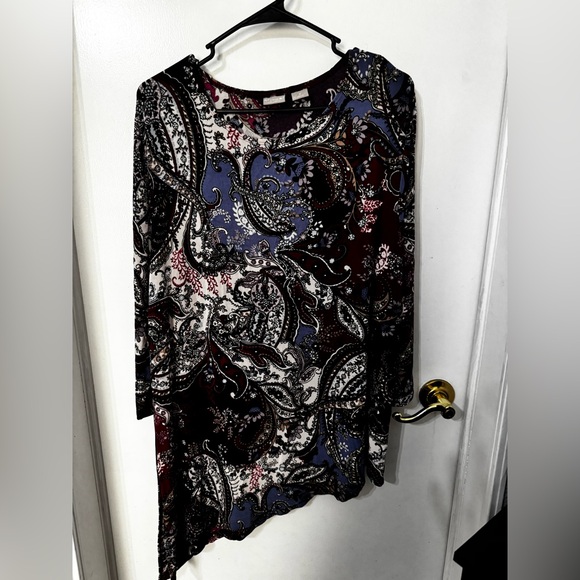 Chico's Multicolor Paisley Top - Picture 1 of 4